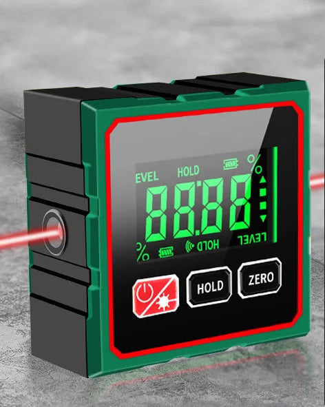 Magnetic Digital Angle Finder 2-in-1