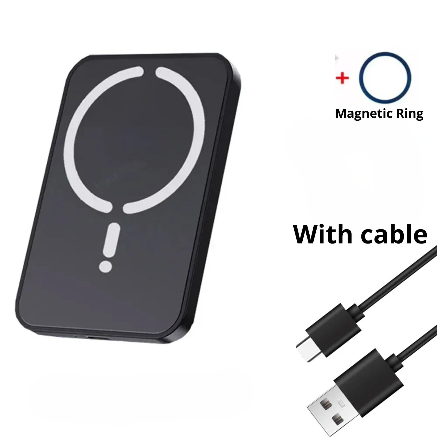 Ultra-Thin Magnetic Power Bank – Fast Wireless Charging Anywhere