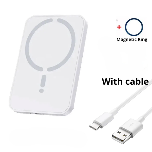 Ultra-Thin Magnetic Power Bank – Fast Wireless Charging Anywhere