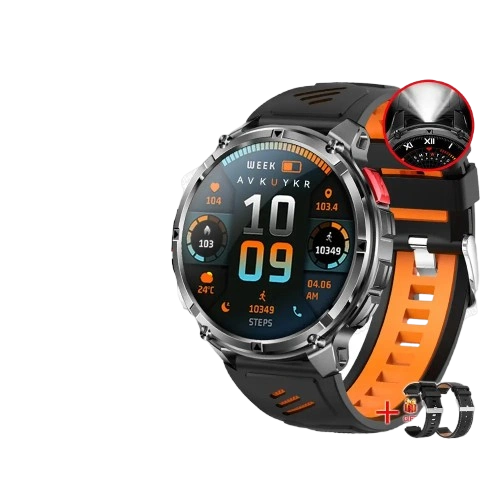 2026 New T-Rex3 Pro 1100mAh Battery Smart Watch GPS path 5ATM Waterproof Sports Run tracker Outdoors Compass Military Smartwatch